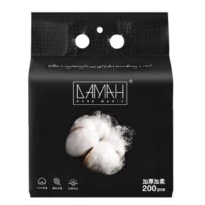 DAMAH MAGIC Large Capacity All-Cotton Soft Facial Towel (200 Pieces)